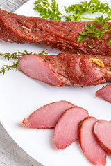 Smoked pork tenderloin