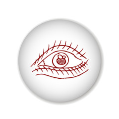 human eye vector scetch