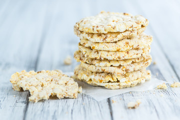 Portion of Corn Waffles