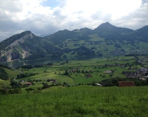 Fototapeta na wymiar Verdi montagne