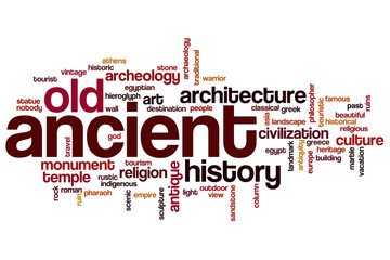 Ancient word cloud