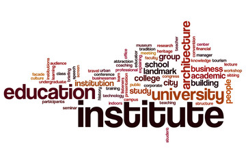 Institute word cloud