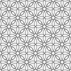 Vector seamless pattern. Modern decorative design template. Creative intricate background.