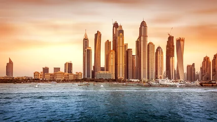 Foto auf Acrylglas Beautiful Dubai cityscape © Anna Om