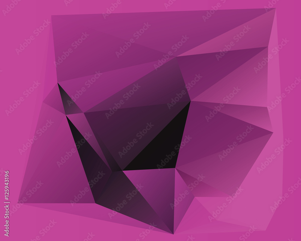 Wall mural Polygonal Abstract Background