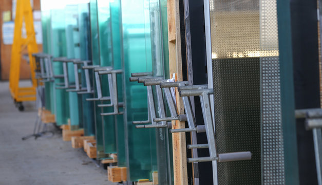 View of the stillage with glass
