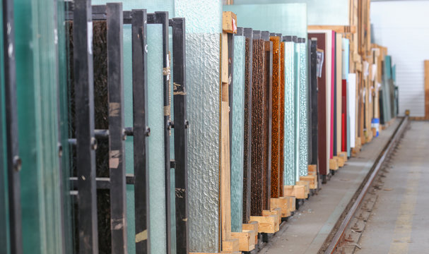 View of the stillage with glass.