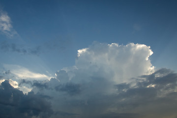 cloudy weather with sunlight