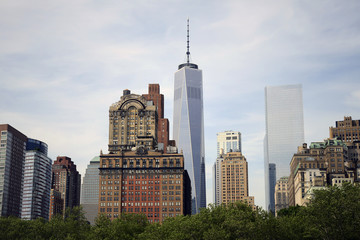 Fototapeta premium New York City USA Skyline Big Apple River view 7