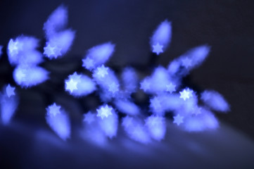 Star of David lights for Hanukkah