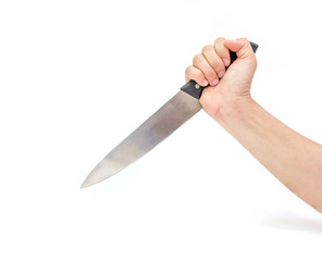 hand knife,Handle Knives isolated On a white background
