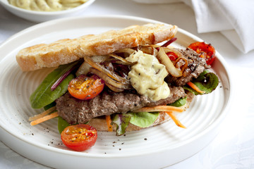 Steak Sandwich with Aioli