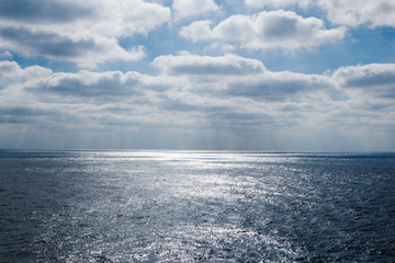 clouds at sea