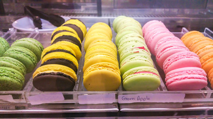 traditional colorful french macarons for sale