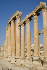 Ruins city of Jerash in Jordan