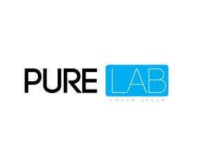 Pure Lab Concept  Logo Design