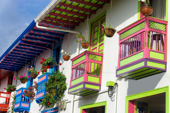 Colorful Balconies in Salento