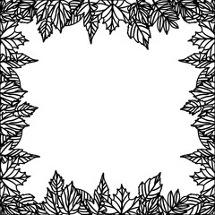 Fototapeta premium Leaves icon. Autumn season floral garden and nature theme. Vector illustration