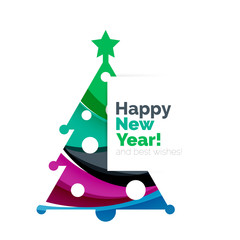 New Year and Christmas holiday elements