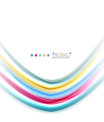 Colorful blurred stripes, abstract background