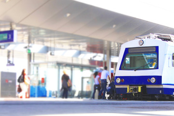 train in a station