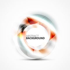 Vector abstract blurred swirl