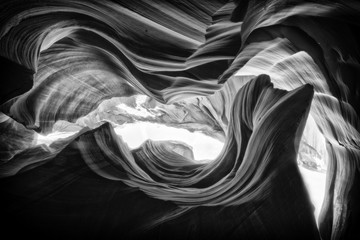 A beautiful pattern inside a canyon - Powered by Adobe