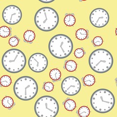 Seamless pattern with watches 574