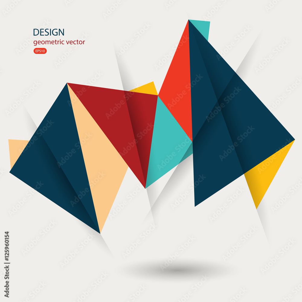 Canvas Prints minimalistic design with geometric elements