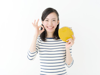 お財布・OK・女性