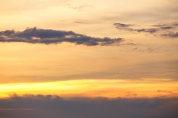Sunset. beautiful nature Sky and Cloud 