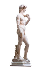 David Statue by Michelangelo in Galleria dell'Accademia (uffizi museum) in Florence. Italy.
