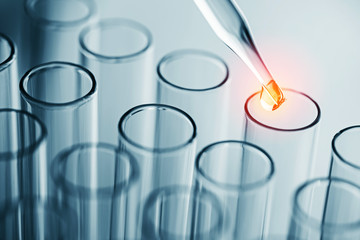 science laboratory test tubes