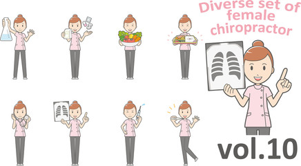 Diverse set of business woman , EPS10 vector format vol.10