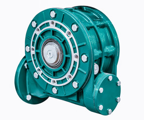 Naklejka premium Worm gear motor.