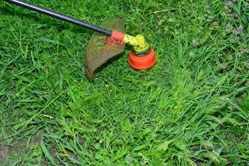 Trimmer lawn mowing grass