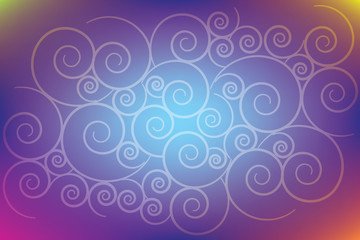 Fototapeta na wymiar Colorful gradient background with pattern