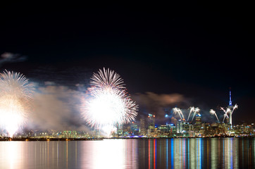 Auckland Harbour Fireworks 28