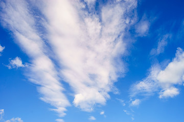 Naklejka na ściany i meble blue sky with cloud in sunshine day.