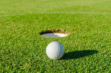 Golf into the hole