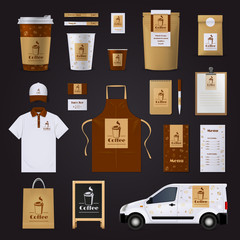 Coffee Corporate Identity Design Set