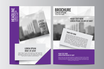 Abstract flyer design background. Brochure template.