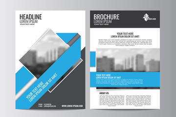 Abstract flyer design background. Brochure template.