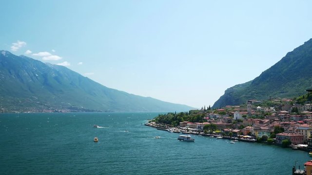 Limone Sul Garda and Lago di Garda lake, Northern Italian