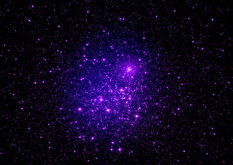 Obraz premium galaxy in a free space