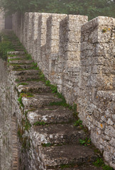 Ancient stone stairs.