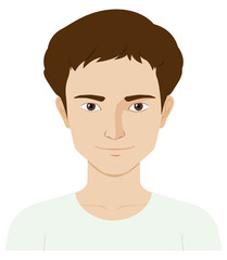 Man with happy face