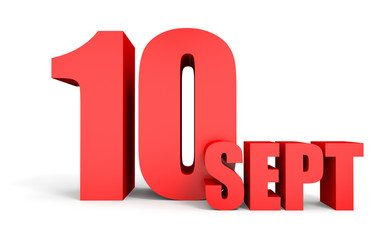September 10. Text on white background.