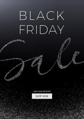 Fototapeta na wymiar Black Friday design for advertising, banners, leaflets and flyers.