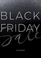 Fototapeta na wymiar Black Friday design for advertising, banners, leaflets and flyers.
